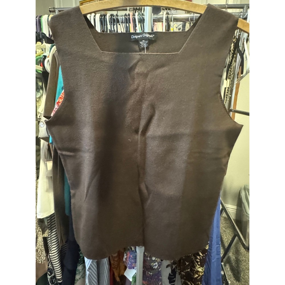 074 Designers Originals brown tank - xl